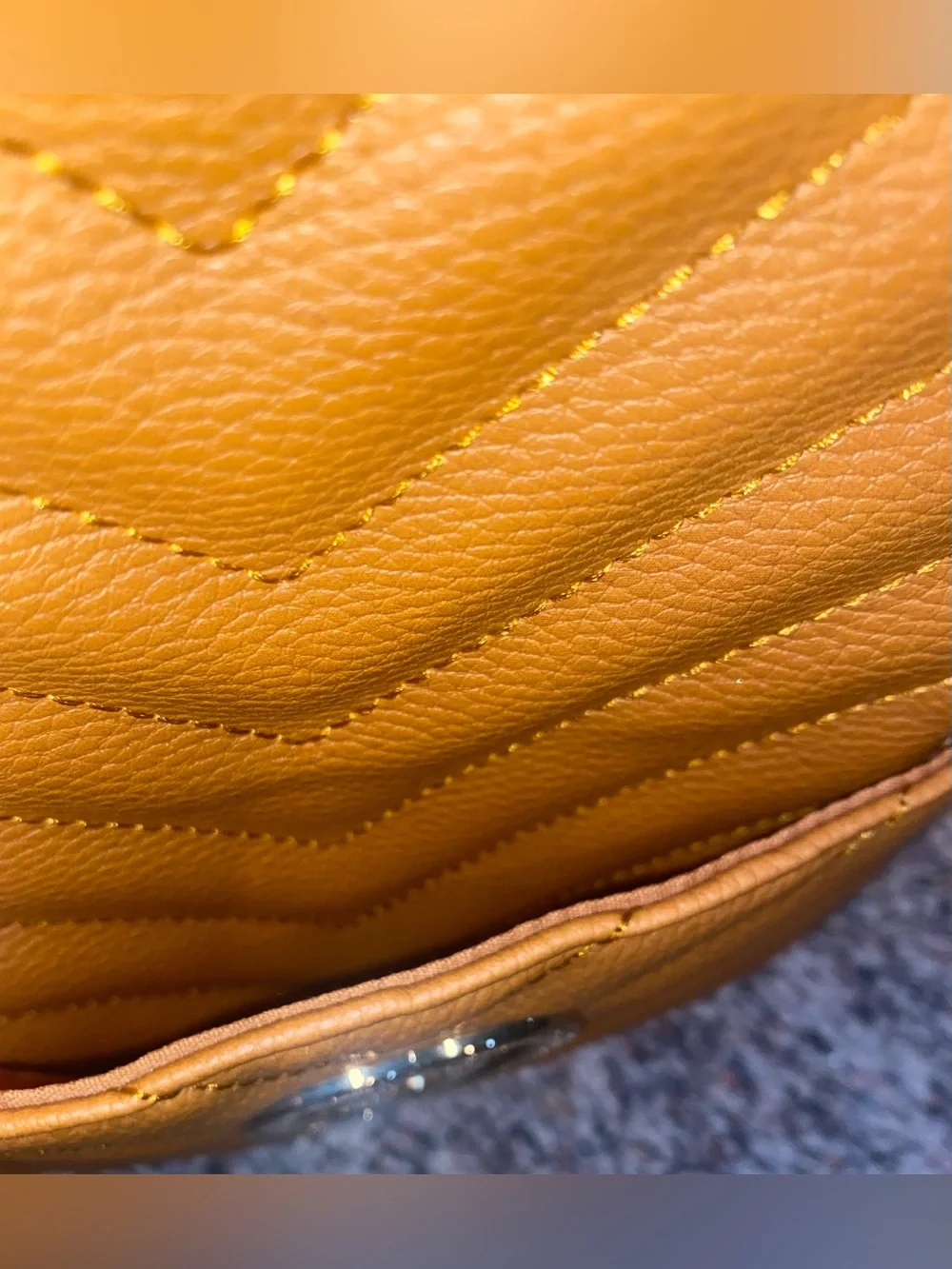 Primark Tan Quilted Backpack